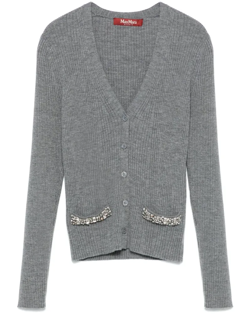 Max Mara Brandy Cardigan - Grau Grau
