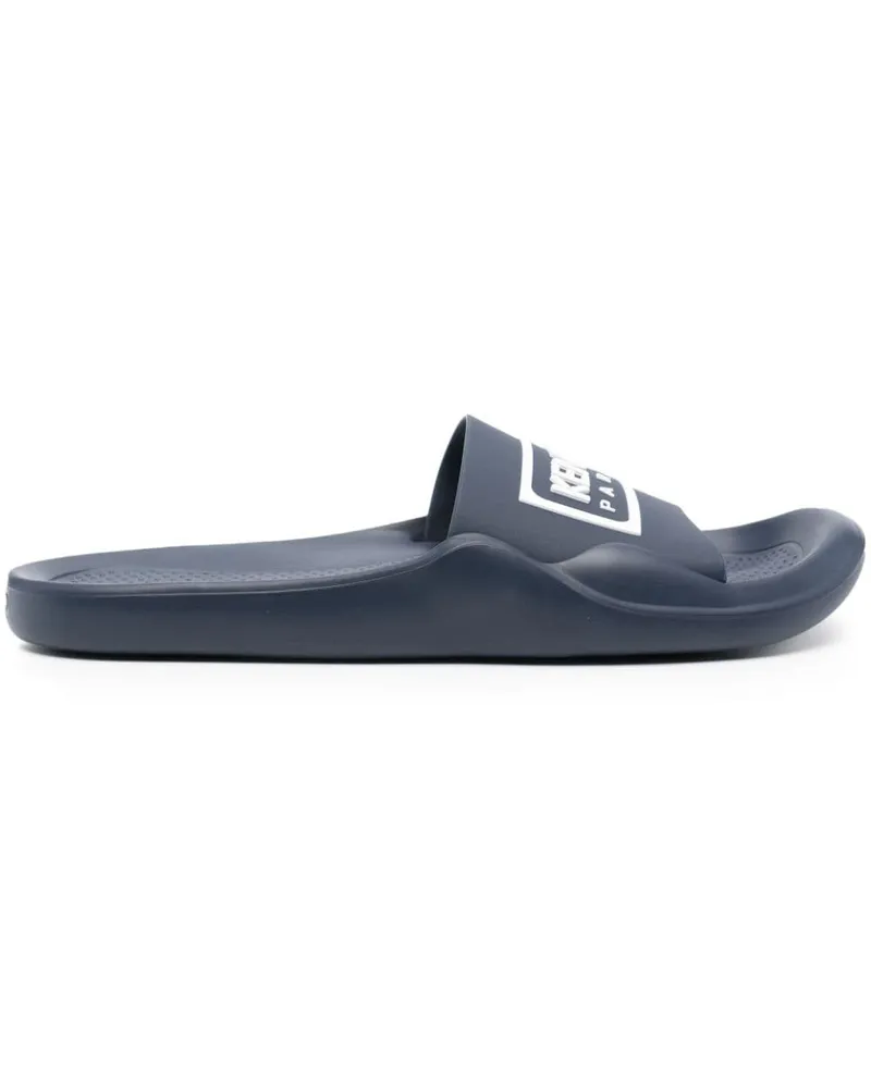 Kenzo Pool Pantoletten mit vorstehendem Logo - Blau Blau