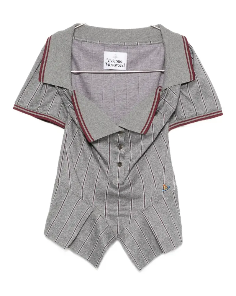 Vivienne Westwood Monday pinstriped top - Grau Grau