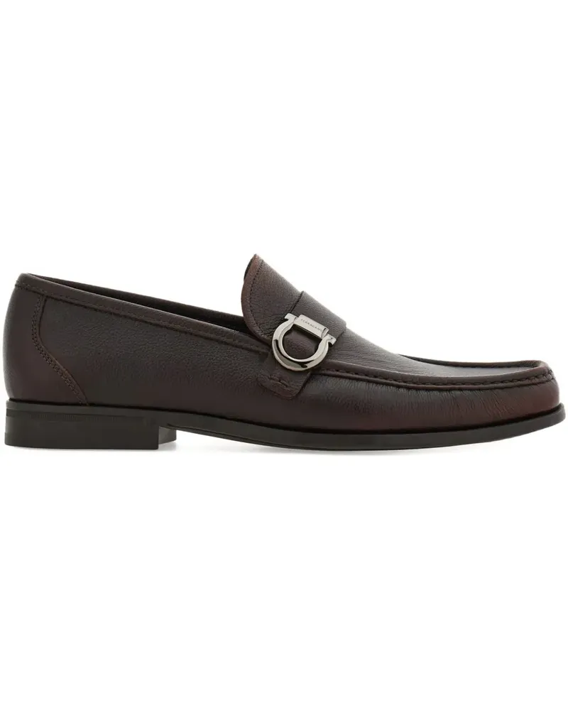 Ferragamo Loafer mit Gancini-Spange - Rot Rot