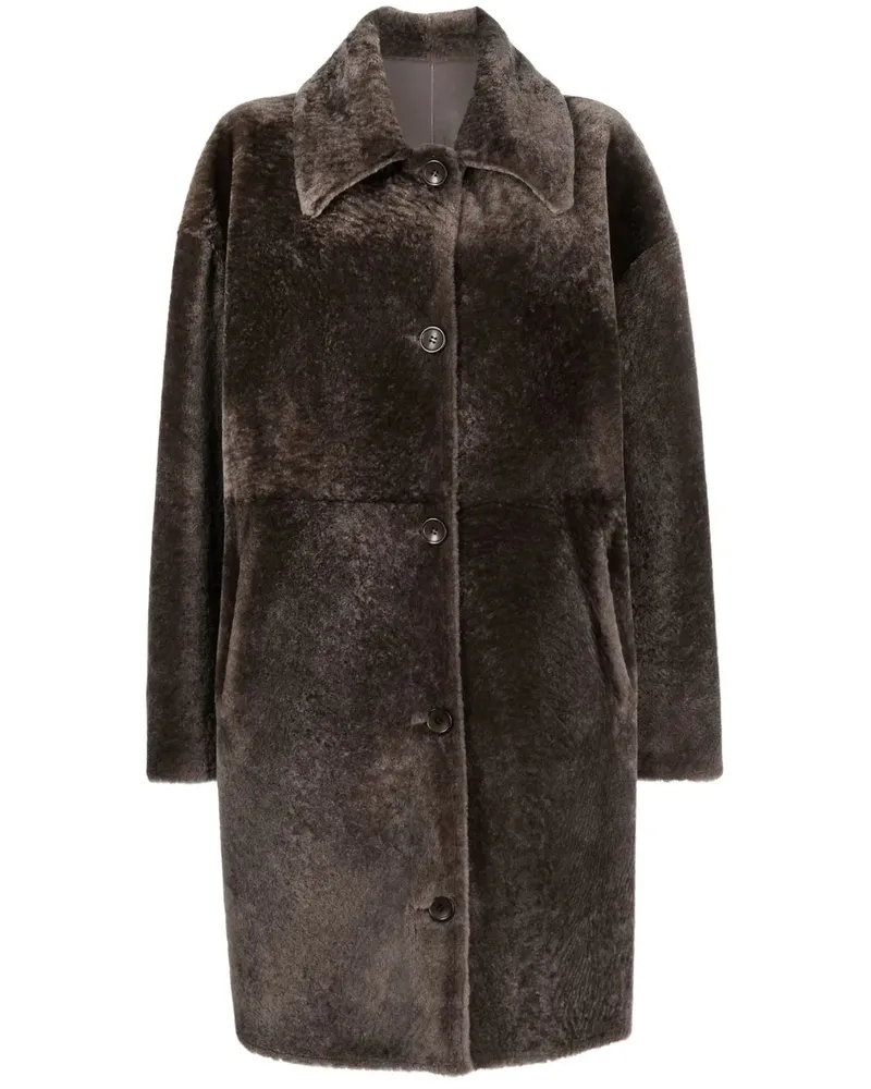 Liska Wendbarer Mantel - Braun Braun