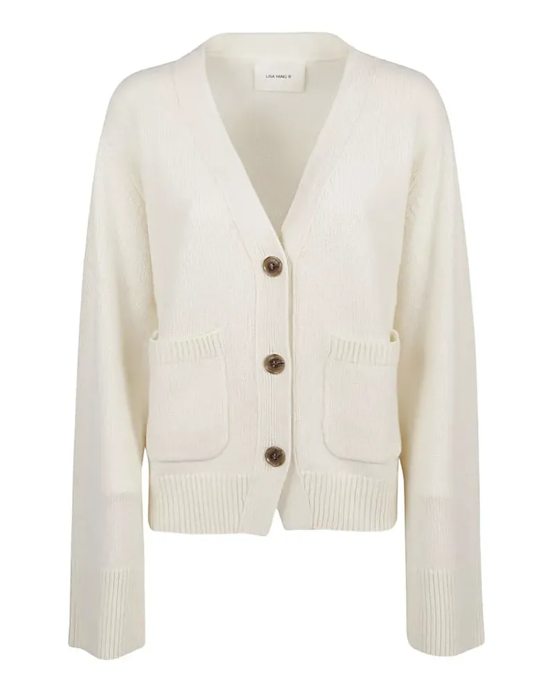 Lisa Yang Danni cashmere cardigan - Weiß Weiß