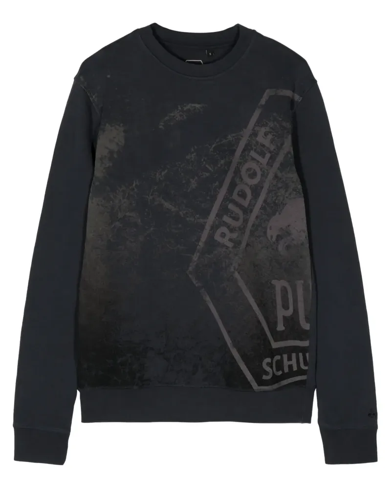 Puma Sweatshirt mit grafischem Print - Schwarz Schwarz