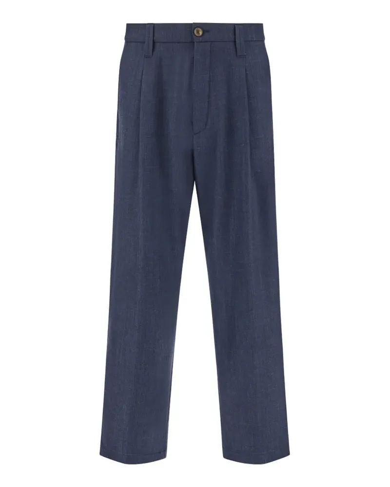 Paul & Shark Como straight-leg trousers - Blau Blau