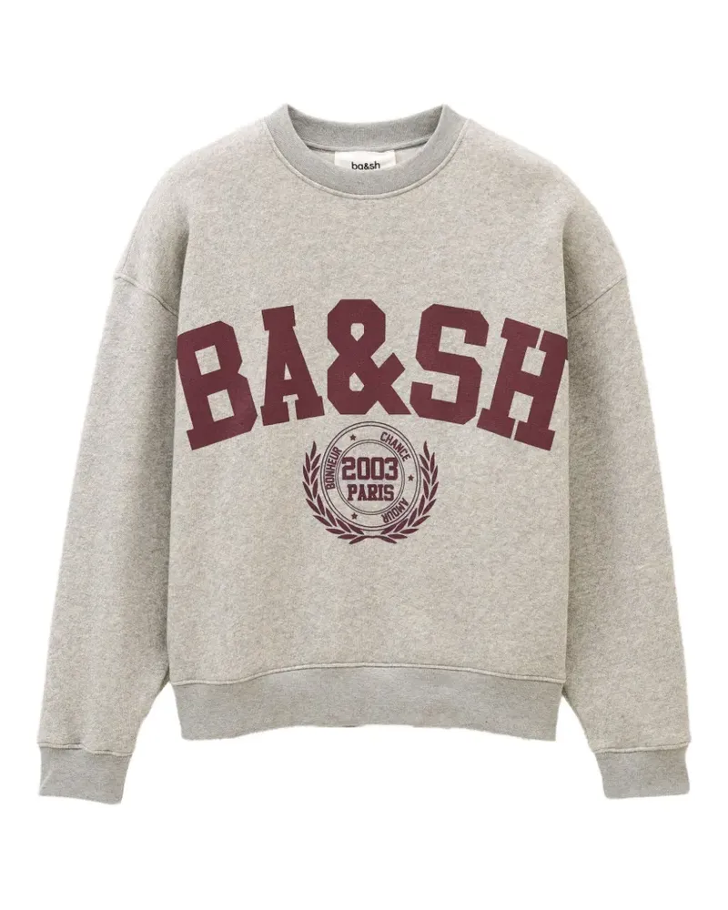 ba&sh Fenja Sweatshirt mit Logo - Grau Grau