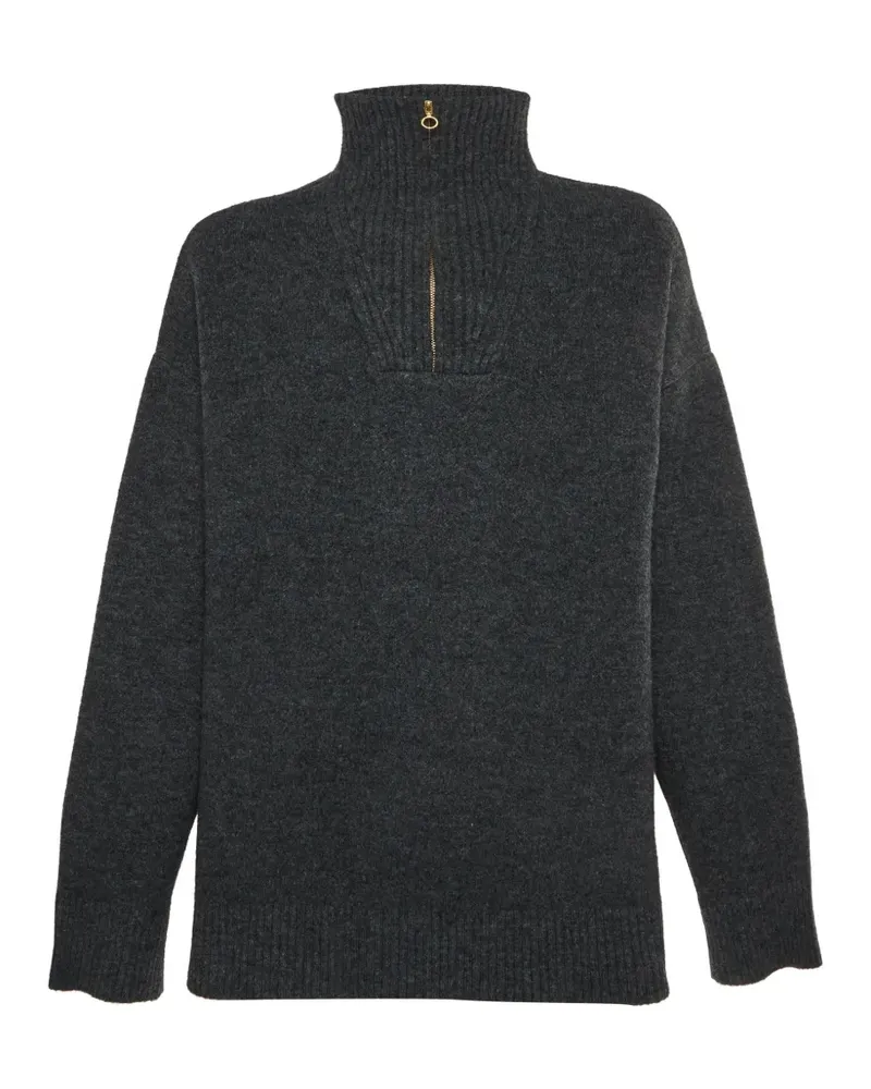Nanushka Oversized-Pullover mit Stehkragen - Grau Grau
