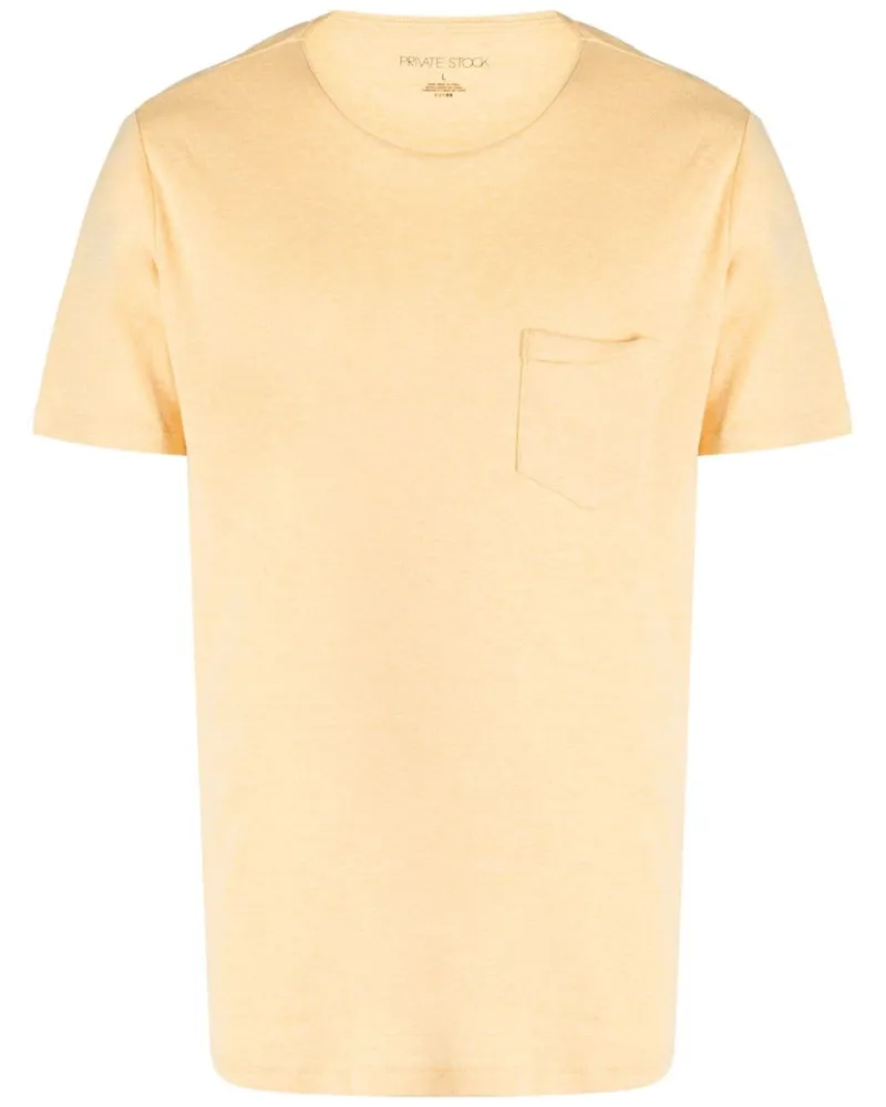 PRIVATE STOCK The Hector T-Shirt mit Rundhalsausschnitt Orange