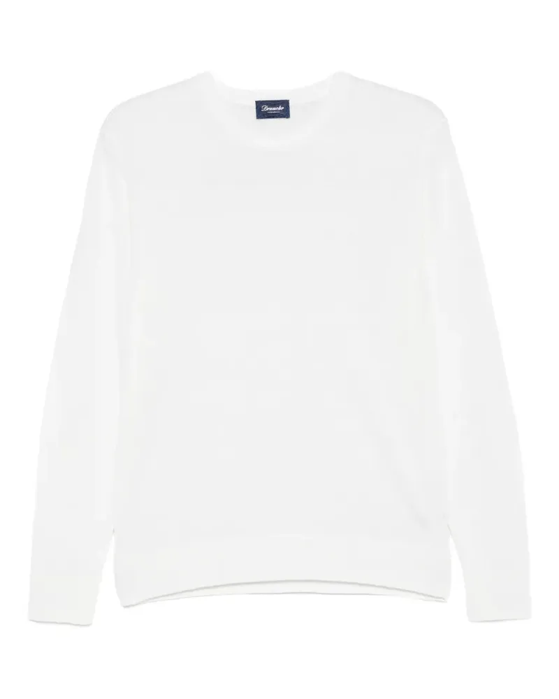 Drumohr  Pullover mit Rundhalsausschnitt - Nude Nude