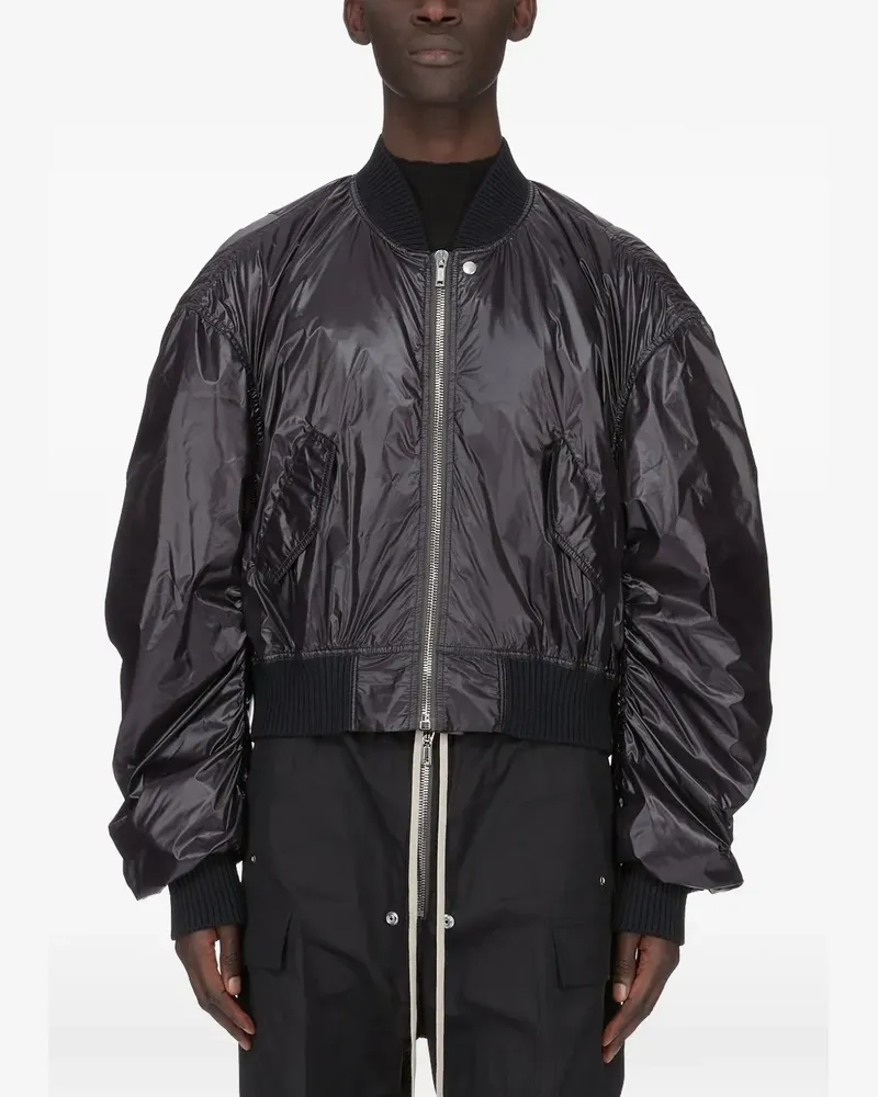 Rick Owens Bomberjacke mit Reißverschluss - Schwarz Schwarz