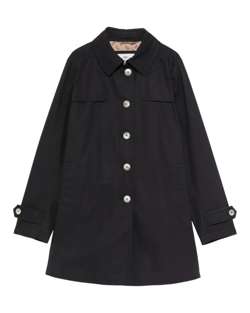 Herno single-breasted coat - Blau Blau