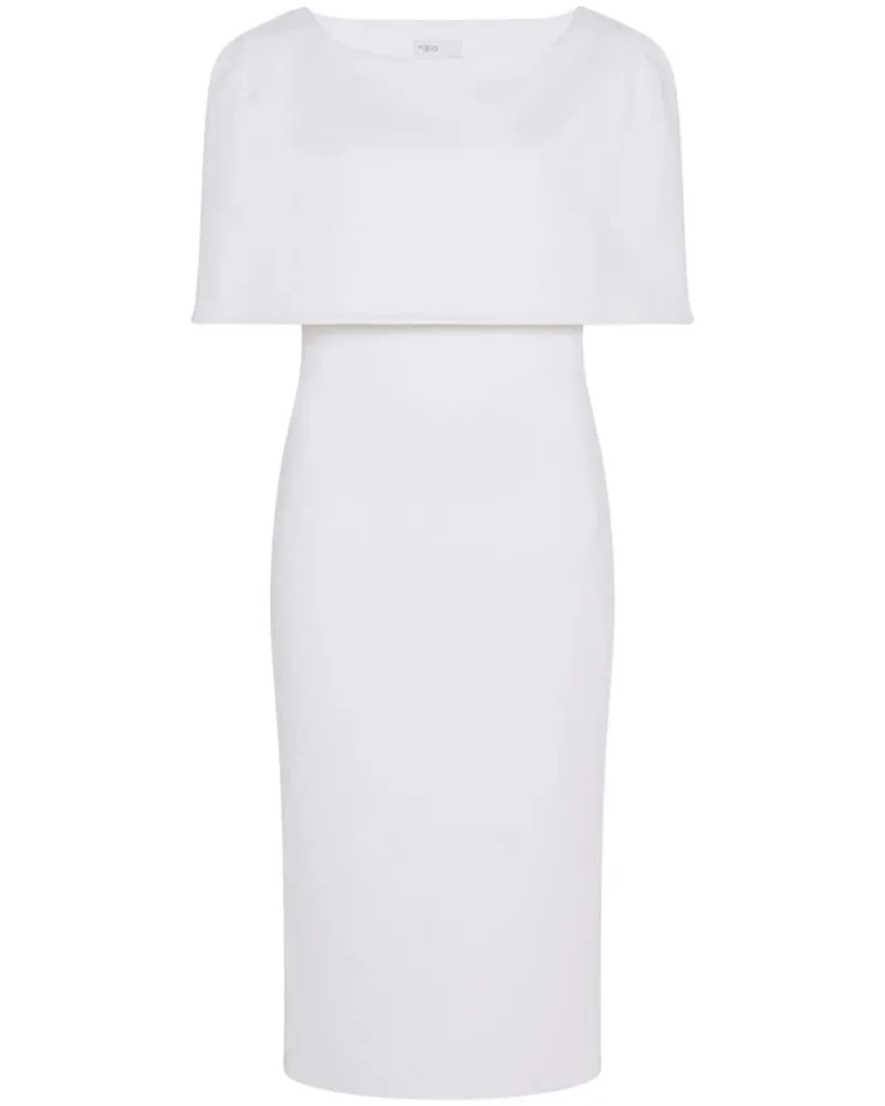 Rosetta Getty Schmales Cape-Kleid - Weiß Weiß