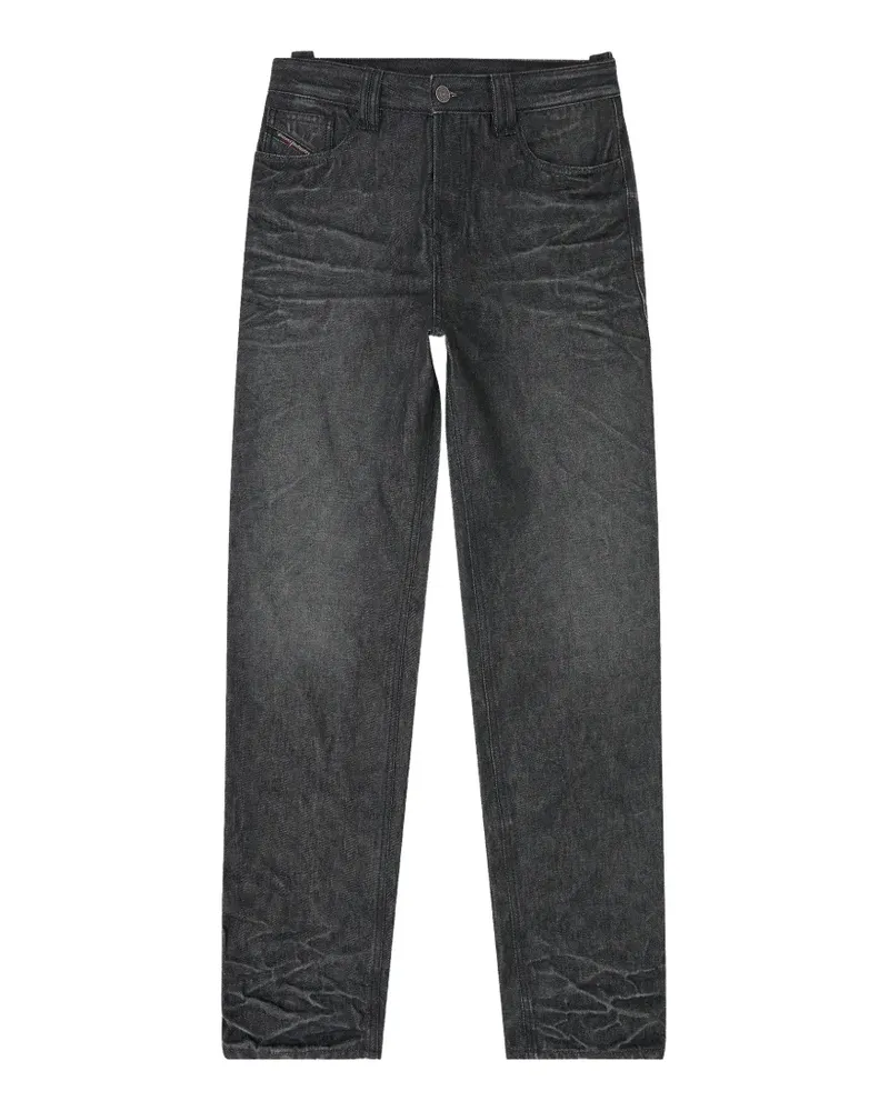 Diesel 1991 D-Voeed Jeans mit hohem Bund - Schwarz Schwarz
