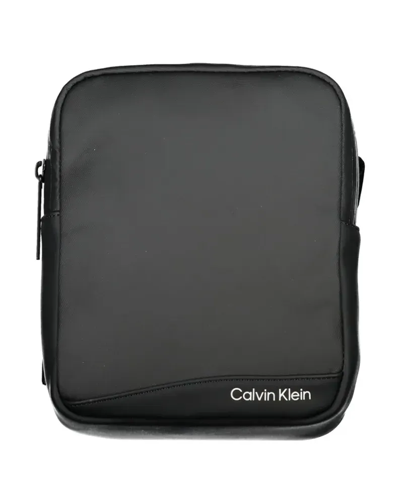 Calvin Klein logo-print messenger bag - Schwarz Schwarz