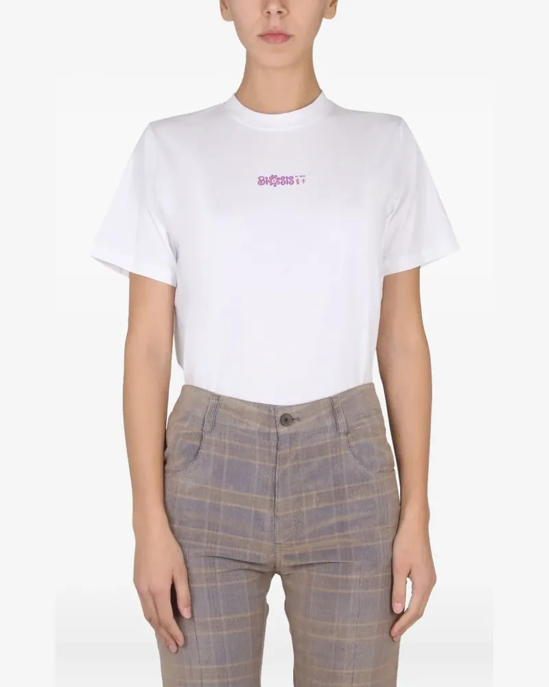 McQ T-Shirt mit Logo-Print - Weiß Weiß