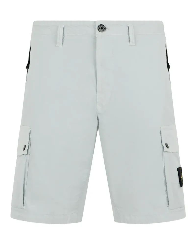 Stone Island Cargo-Shorts mit Logo-Patch - Grau Grau
