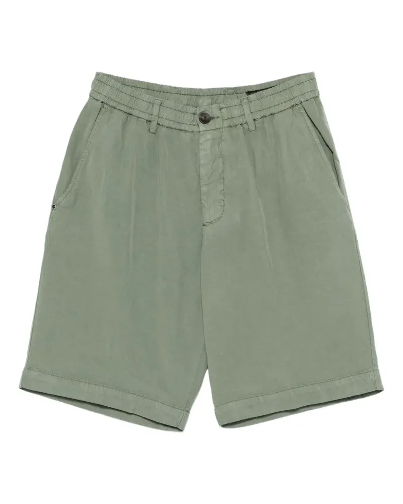 PLAN C Robert Shorts mit elastischem Bund - Grün Grün