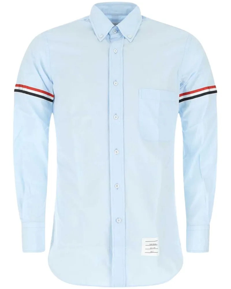Thom Browne Hemd mit RWB-Streifen - Blau Blau
