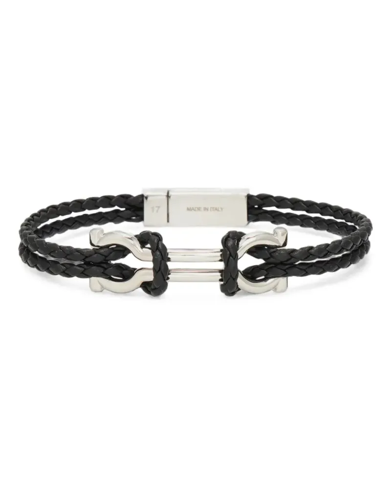 Ferragamo Double Gancini bracelet (18 cm) - Silber Silber