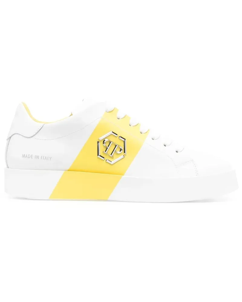 Philipp Plein Hexagon Sneakers - Weiß Weiß