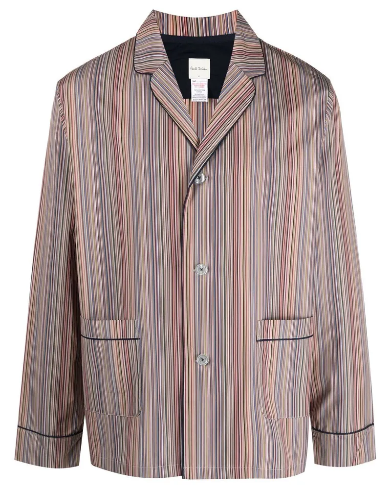Paul Smith Pyjama mit Artist Stripe-Muster - Nude Nude