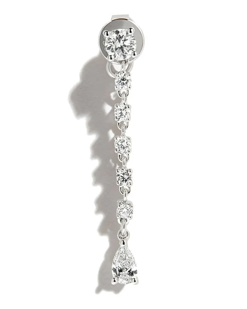 ANITA KO 18kt Weißgoldohrring mit Diamanten - Silber Silber