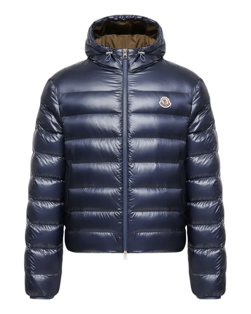 Moncler Verstaubare Forzo Daunenjacke mit Kapuze - Blau Blau