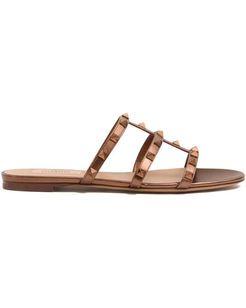 Valentino Garavani Sandalen mit Rockstud-Verzierung - Braun Braun