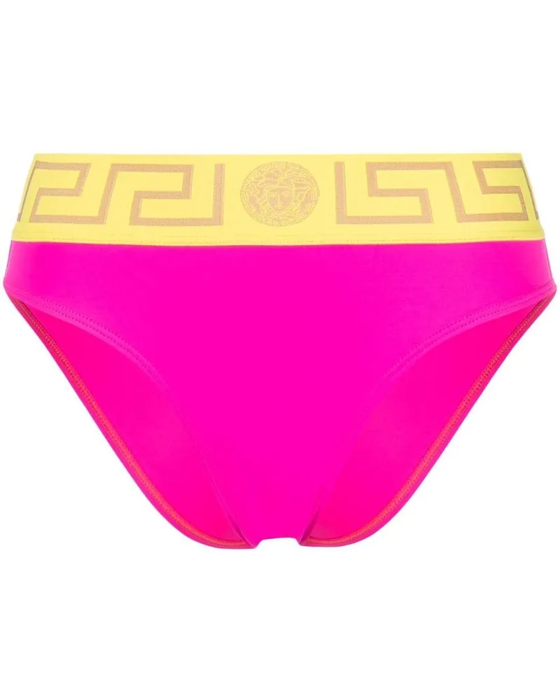 Versace Greca Border bikini bottoms Rosa