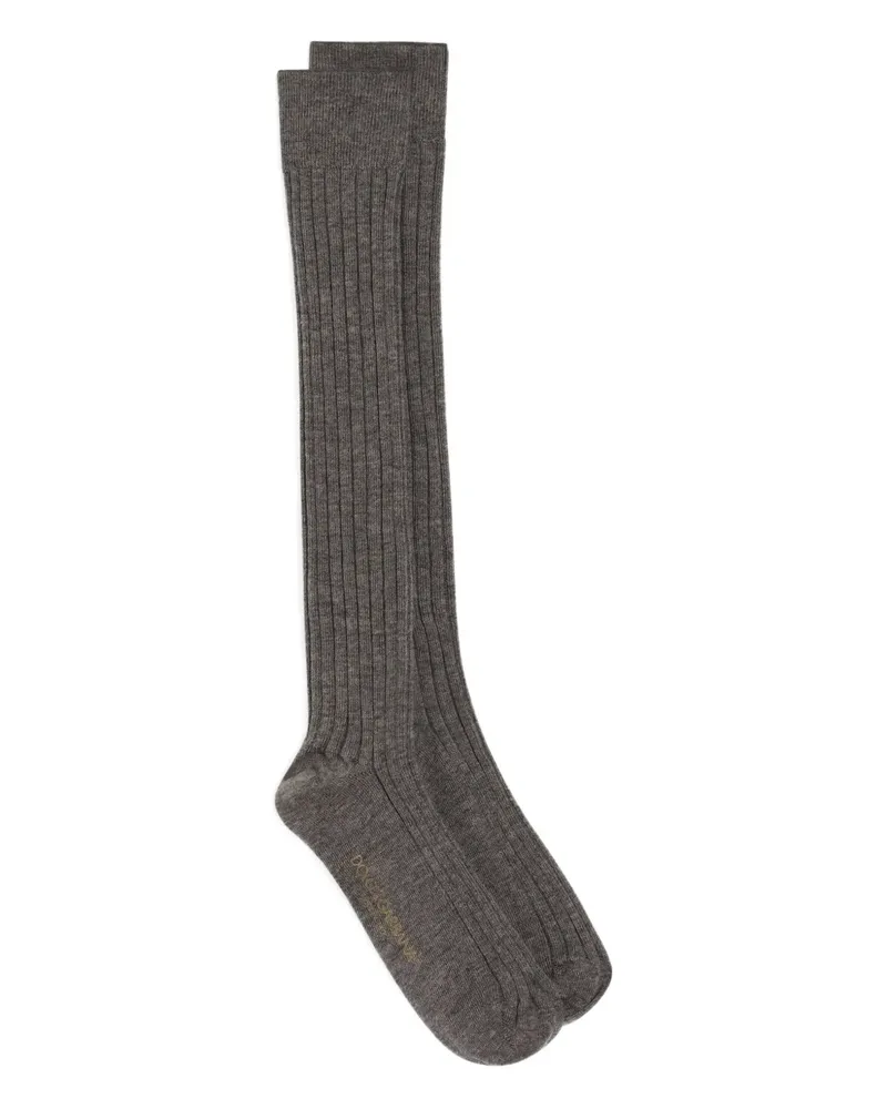 Dolce & Gabbana ribbed socks - Grau Grau