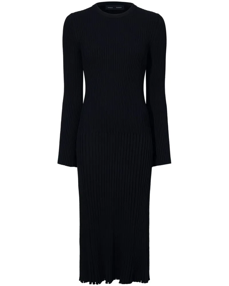 Proenza Schouler Kenna Kleid - Schwarz Schwarz