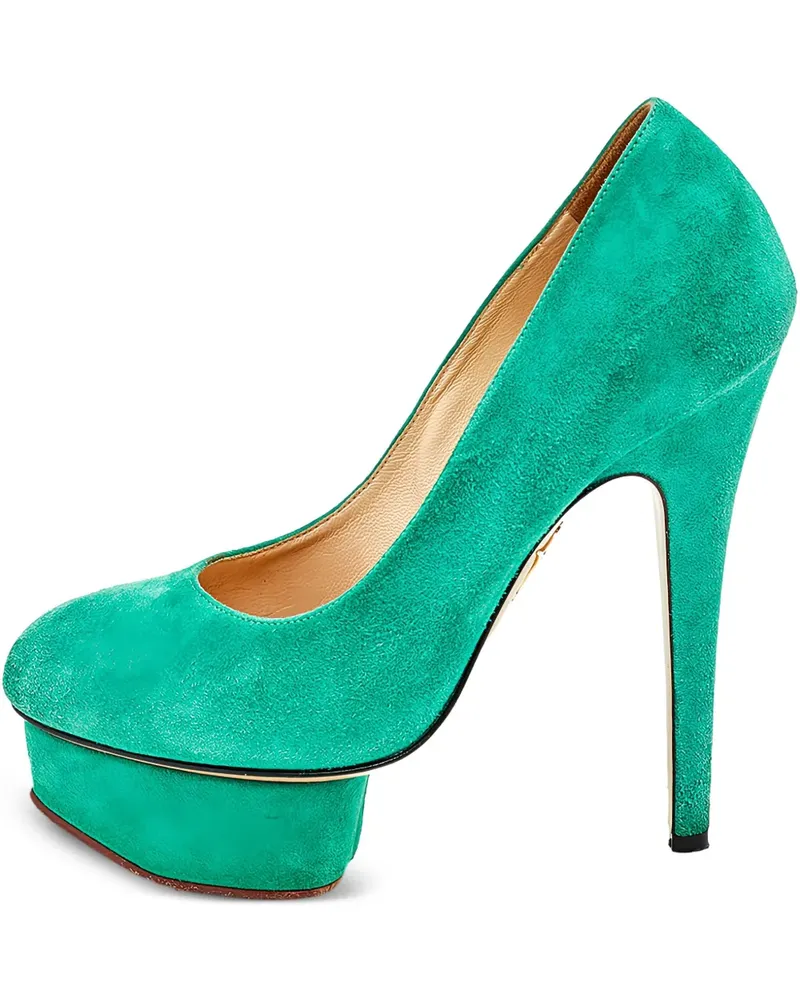 Charlotte Olympia Pre-owned Dolly Stiletto-Pumps mit Plateau 135mm - Grün Grün