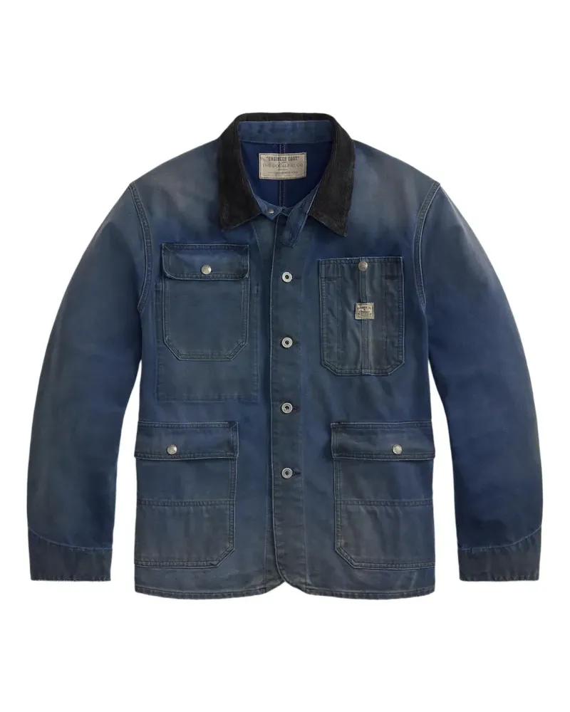 Ralph Lauren Jacke mit Cordkragen - Blau Blau