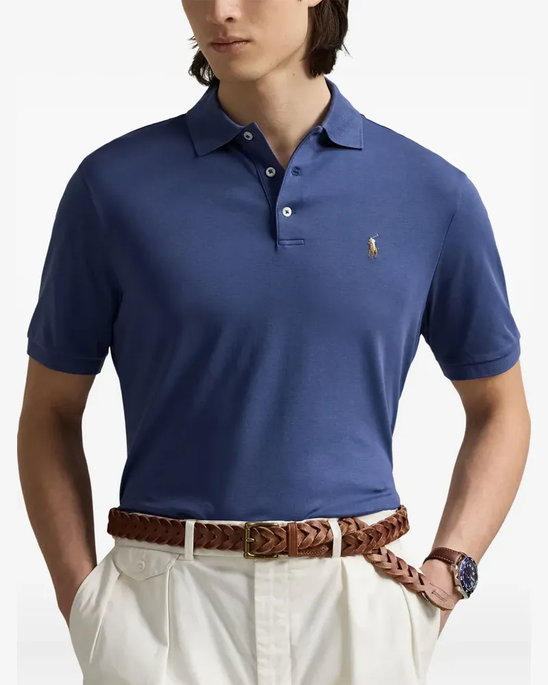 Ralph Lauren Poloshirt mit kurzen Ärmeln - Blau Blau