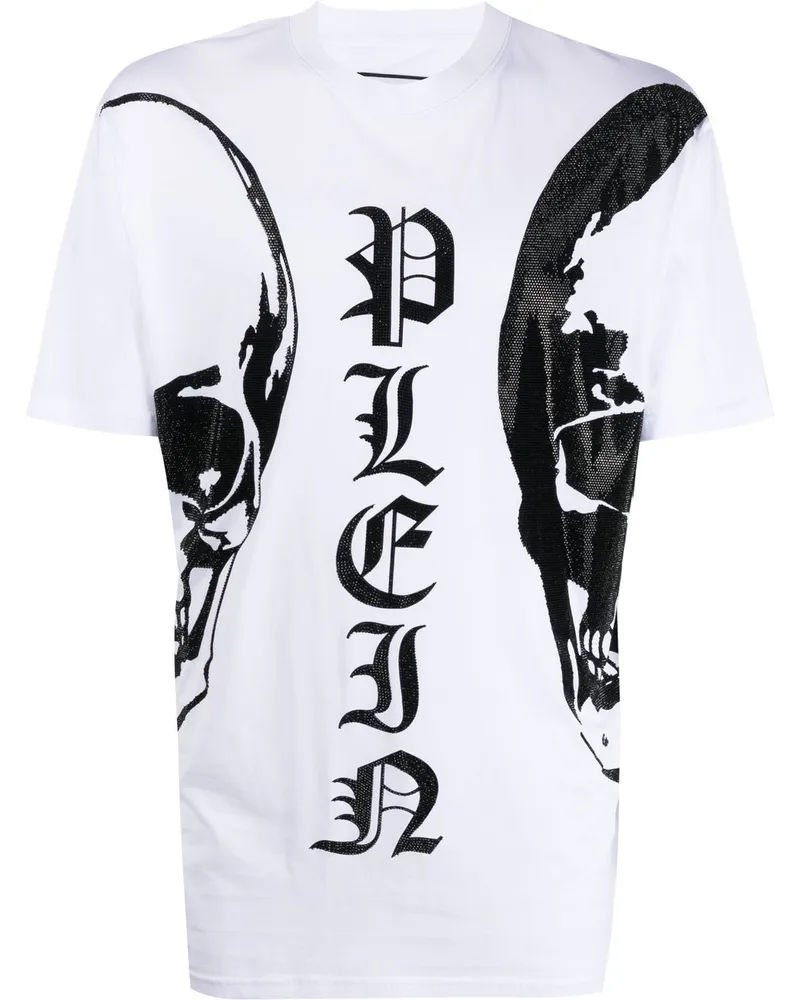 Philipp Plein Klassisches T-Shirt - Weiß Weiß