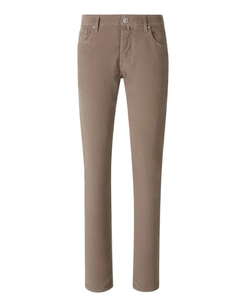 Jacob Cohën logo-patch straight-leg jeans - Nude Nude