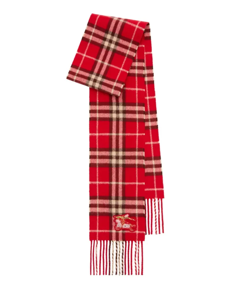 Burberry Karierter Schal - Rot Rot