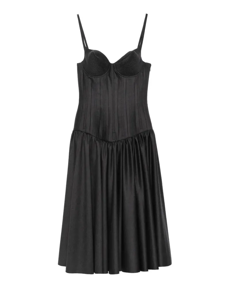 Jean Paul Gaultier Ärmelloses Midikleid - Grau Grau