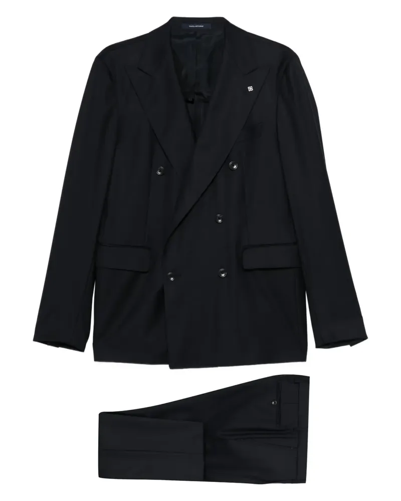 Tagliatore Doppelreihiger Anzug - Blau Blau