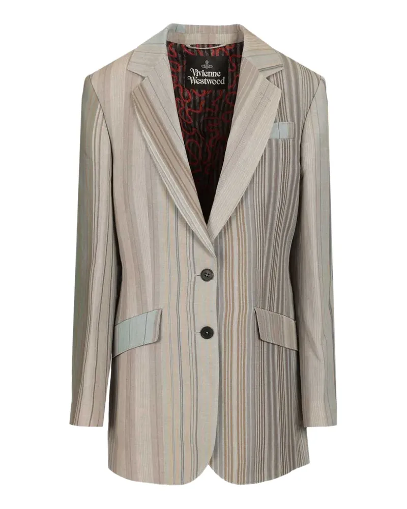 Vivienne Westwood striped buttoned jacket - Nude Nude