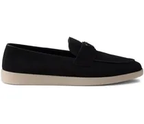 Loafer mit Logo-Schild - Schwarz