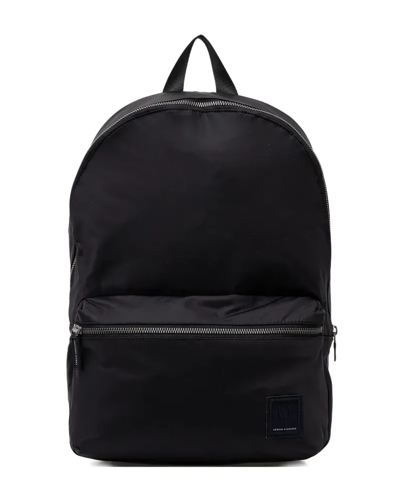 Armani Exchange zip backpack - Schwarz Schwarz