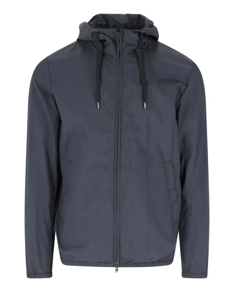 Herno zip-up hooded jacket - Blau Blau