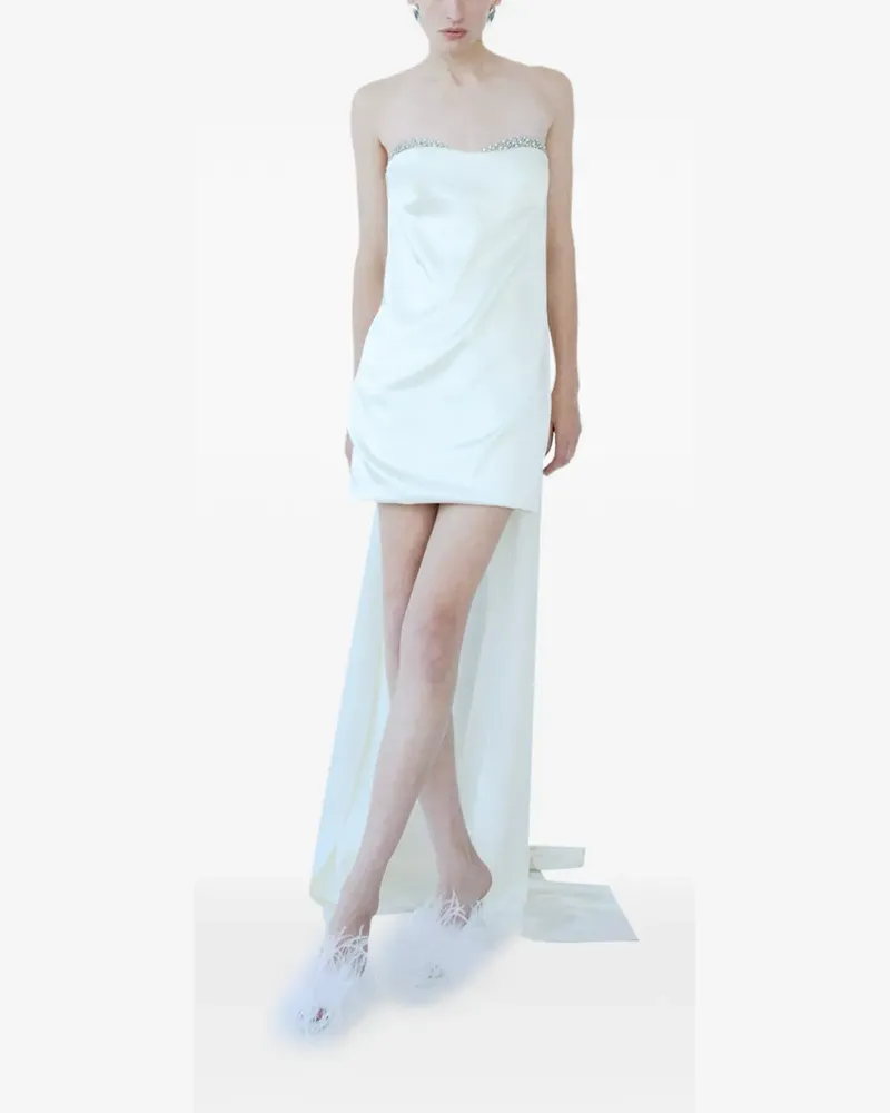 The New Arrivals Ilkyaz Ozel Verziertes Minikleid - Nude Nude