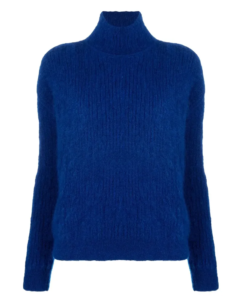 Saint Laurent Pullover mit Rollkragen - Blau Blau