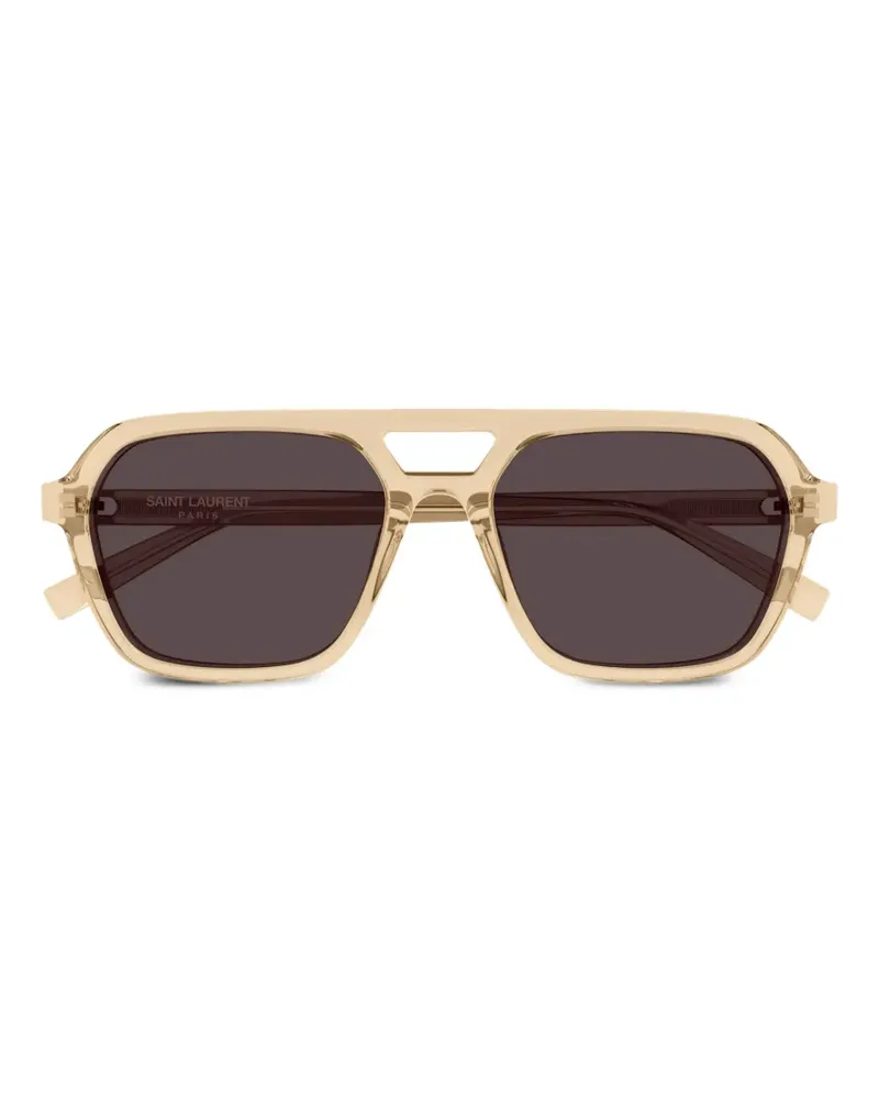 Saint Laurent SL 905 geometric-frame sunglasses - Gelb Gelb