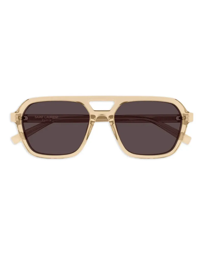 Saint Laurent SL 905 geometric-frame sunglasses - Gelb Gelb