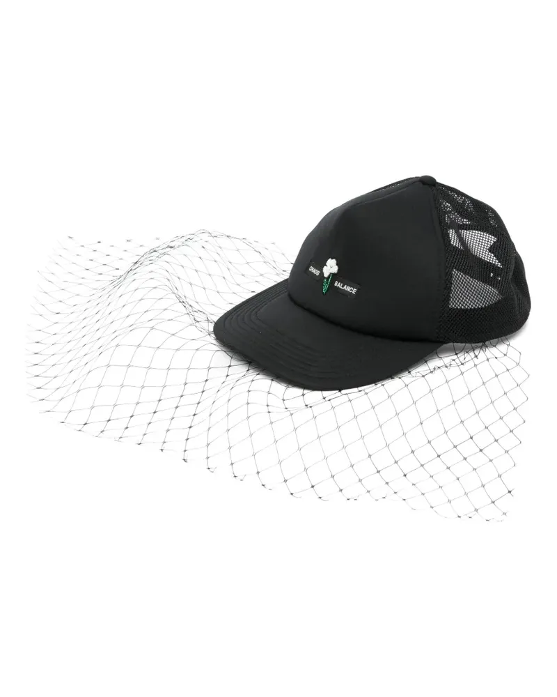 Undercover Baseballkappe mit Mesh-Detail - Schwarz Schwarz