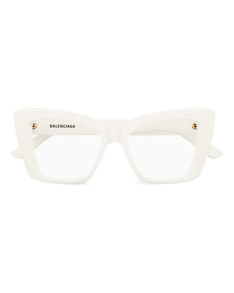 Balenciaga cat-eye glasses - Weiß Weiß
