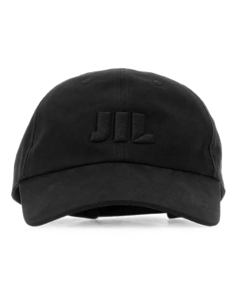 Jil Sander logo-embroidered baseball cap - Schwarz Schwarz
