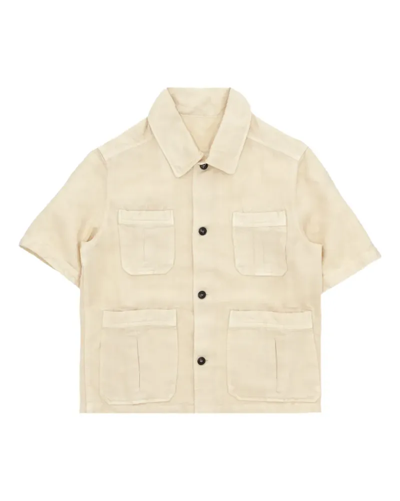 Fortela Bohem patch-pockets shirt - Nude Nude